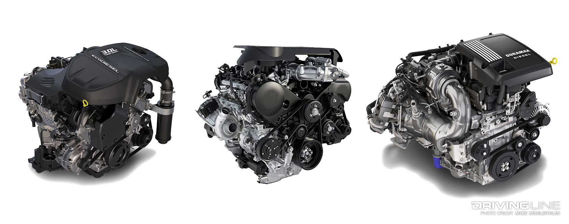 3.0L Ram EcoDiesel, 3.0L Power Stroke and 3.0L Duramax