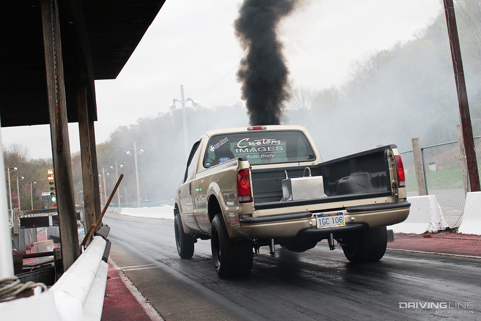 2000 Ford F350 Drag Race