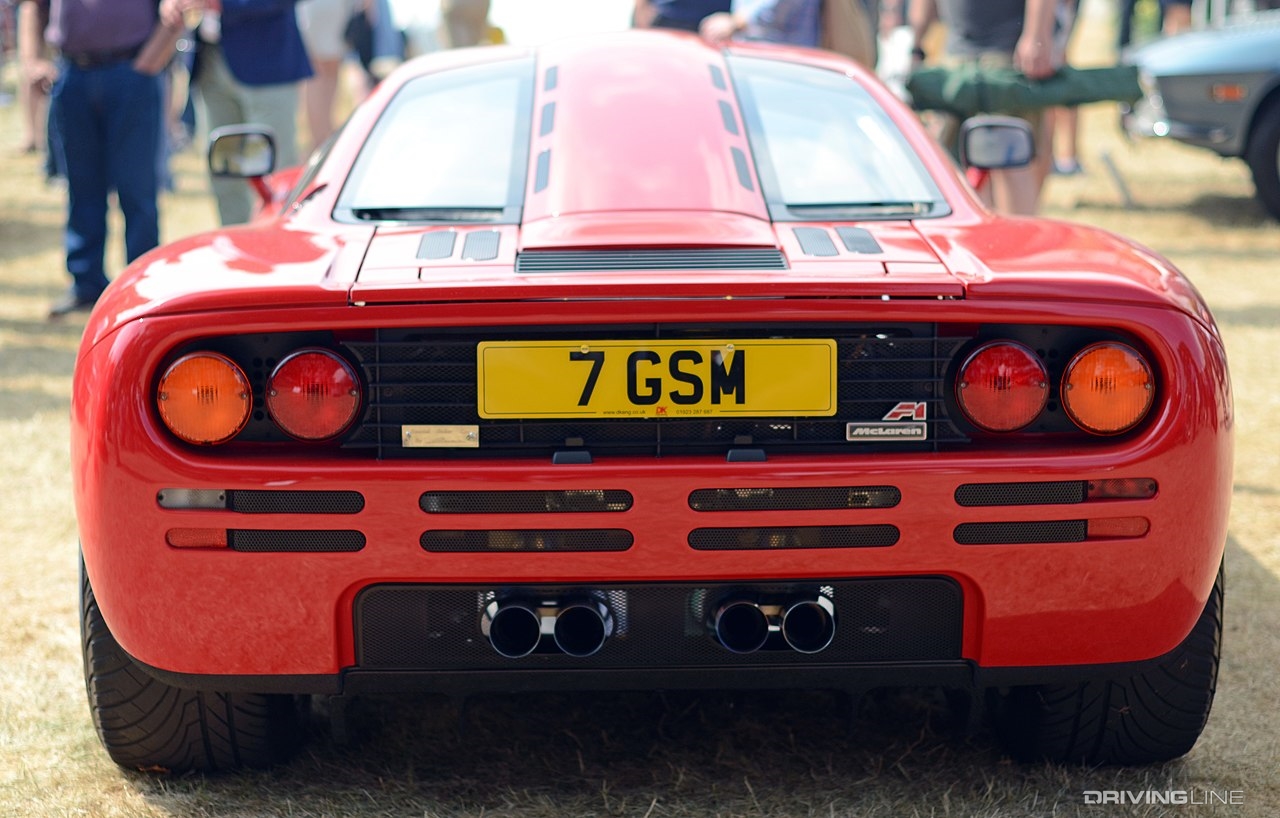 Rear of McLaren F1