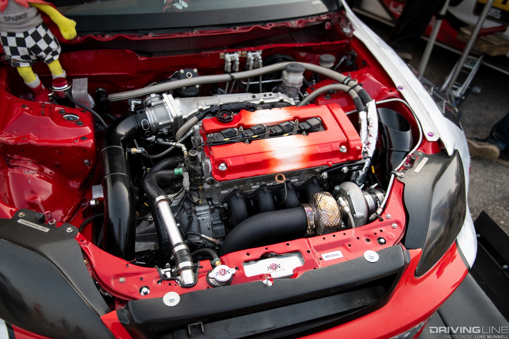 Gridlife Midwest Festival Chris Boersma Honda Civic B-series engine bay