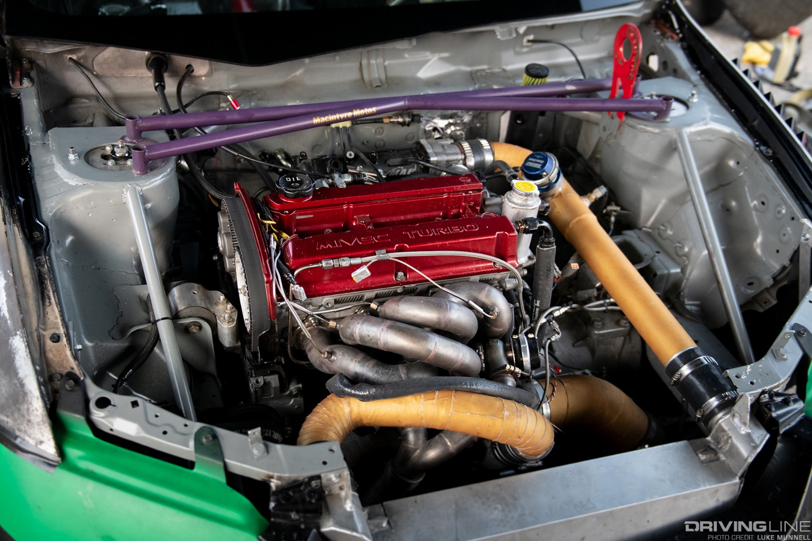 Gridlife Midwest Festival Professional Awesome time-attack EVO IX 4G63 engine bay