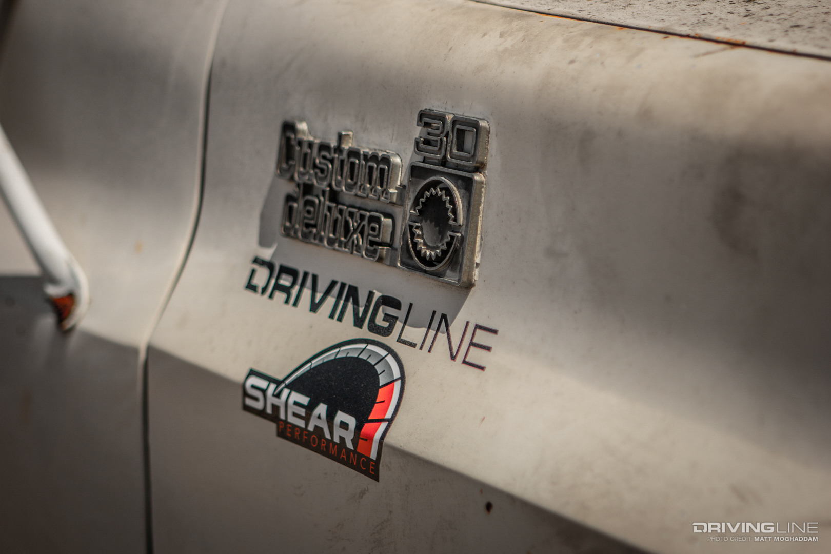 Driving Line logo on the Lunch Truck