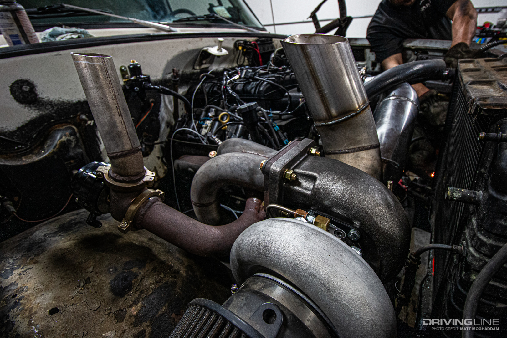 GT45 turbocharger in the Lunch Truck