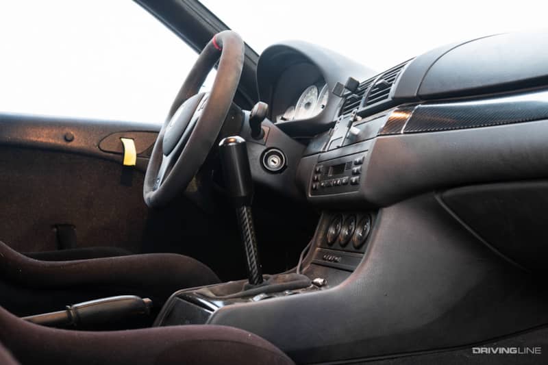 HARD Motorsport E46 door panel CAE shifter