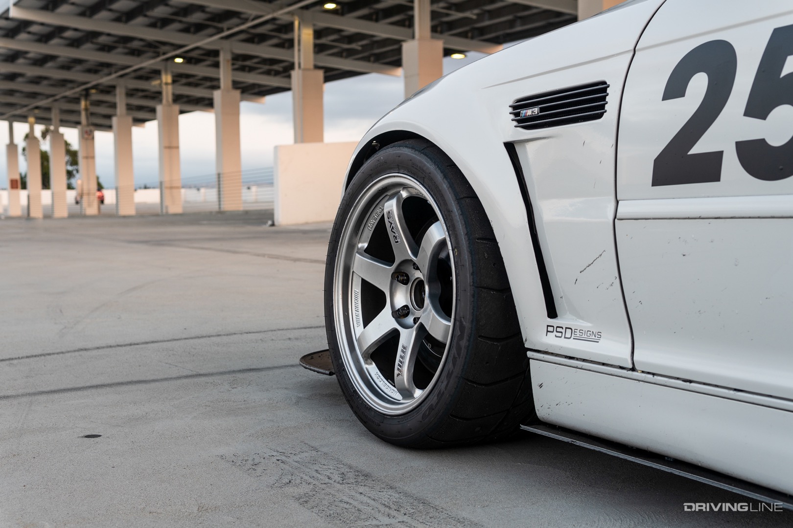 BMW E46 M3 silver TE37 Nitto NT01