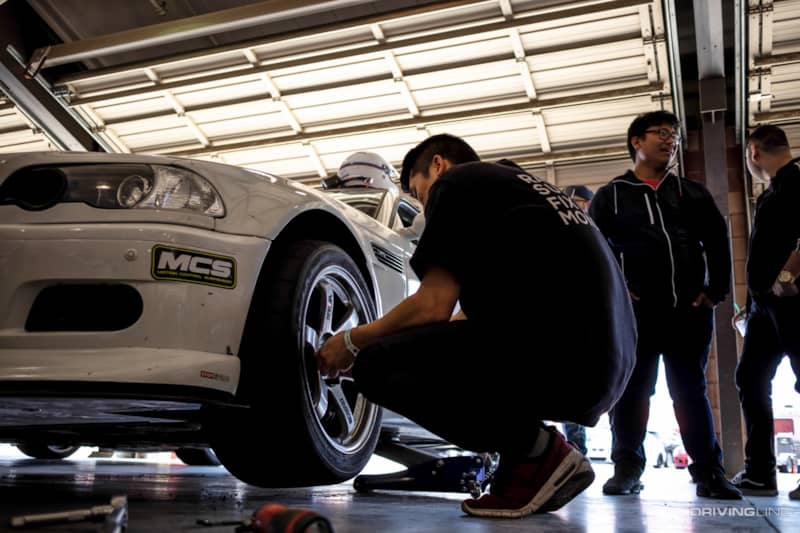 BMW E46 M3 mounting Volk Racing TE37 Nitto NT01