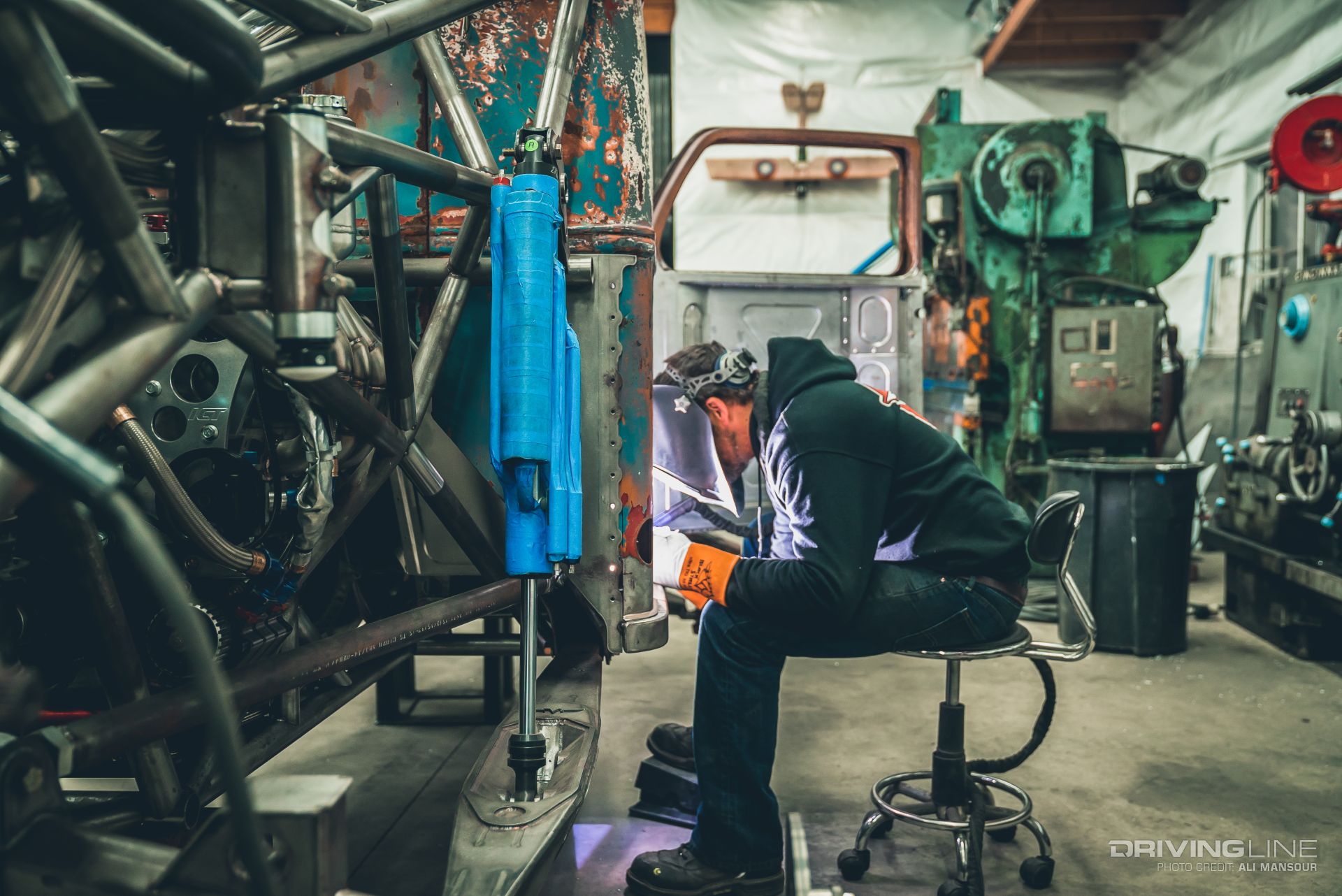 TiG Welding vice unlimited trophy t ultra4 car