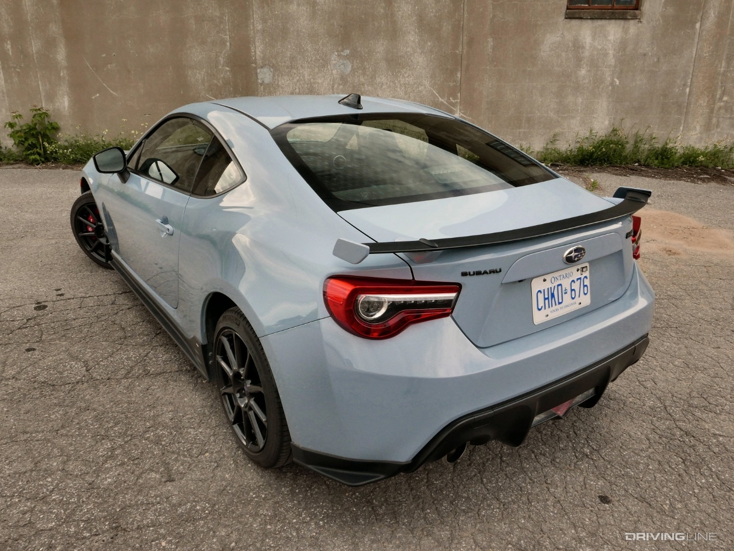 Rear of 2019 Subaru BRZ Series.Gray