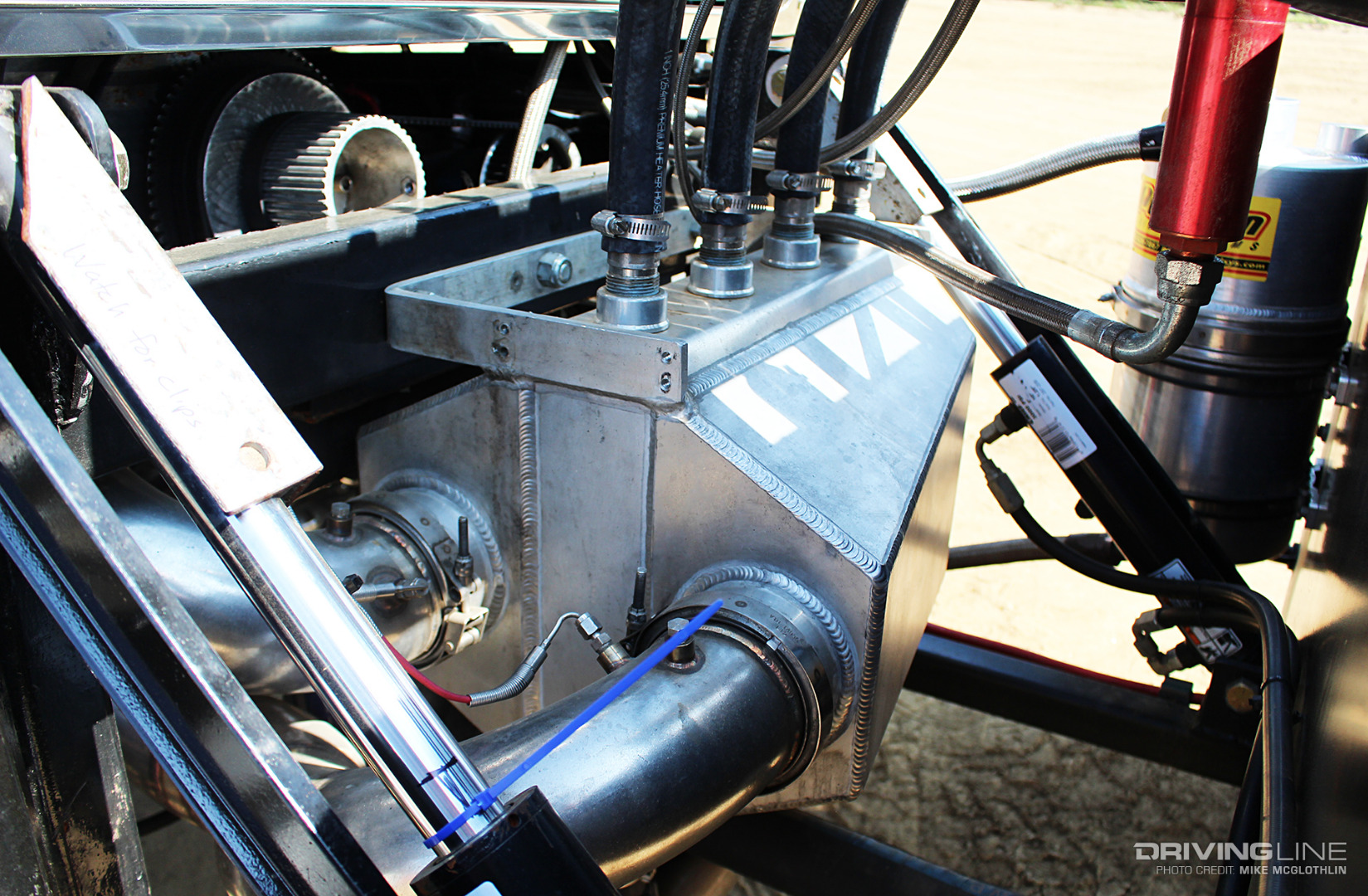 Water-To-Air Intercooler for a 7.3L Power Stroke diesel engine