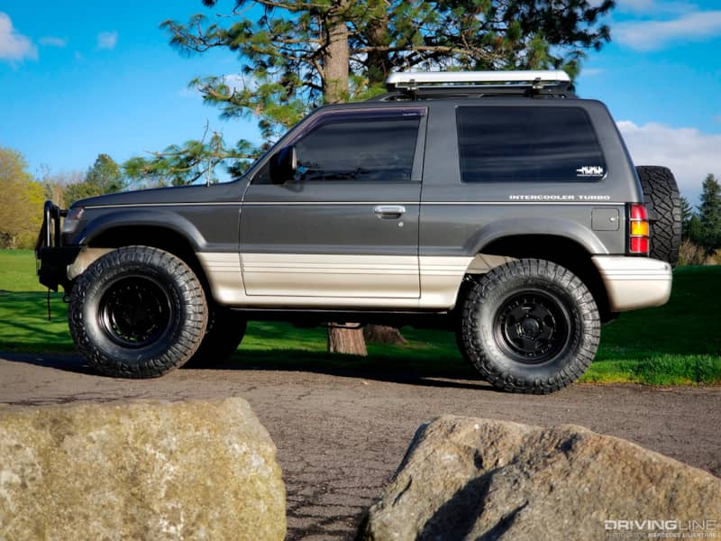 My 1991 Mitsubishi Pajero with newly installed Nitto Ridge Grapplers
