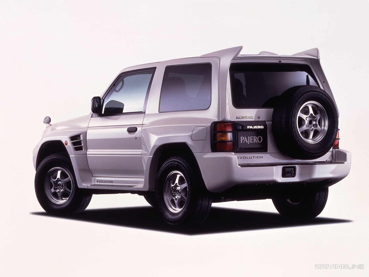 Rear 3/4 Pajero Evolution