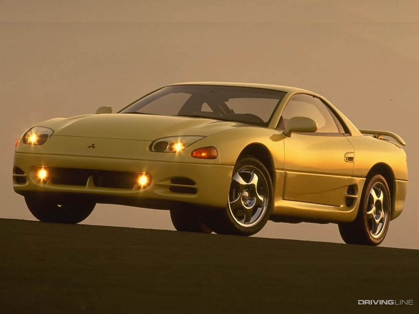 Yellow Mitsubishi 3000GT VR-4