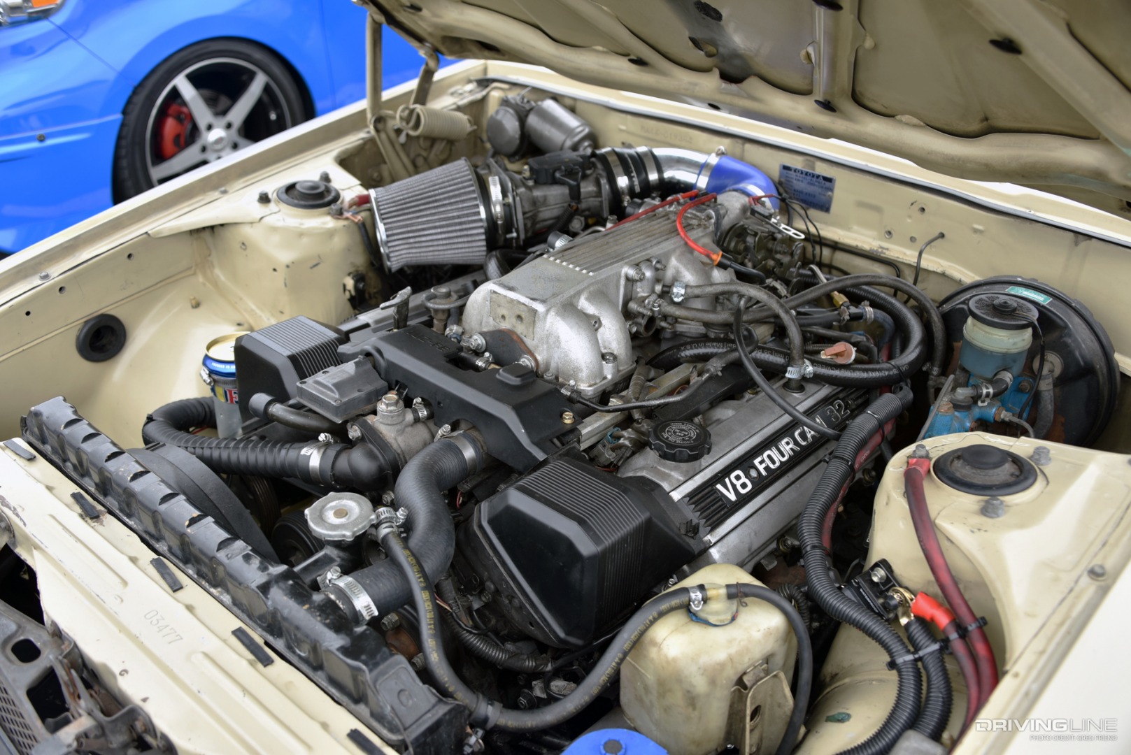 1UZ-FE swapped into a Toyota Supra