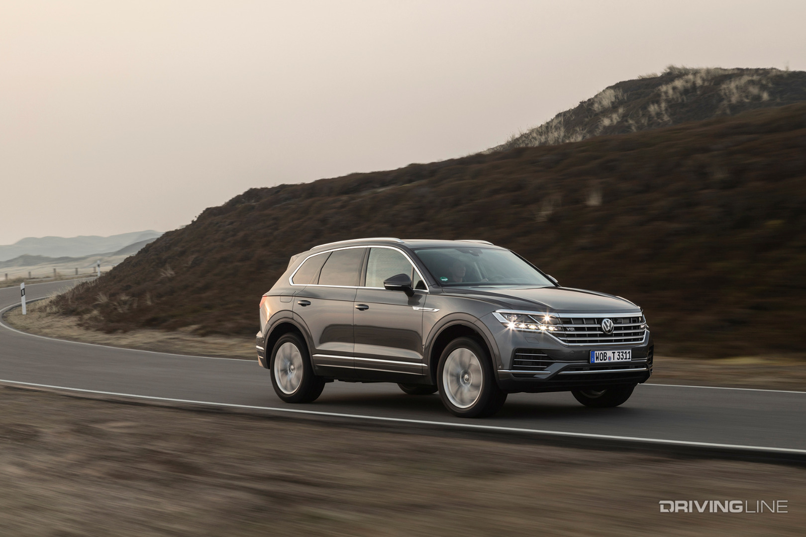 Volkswagen Diesel Touareg driving