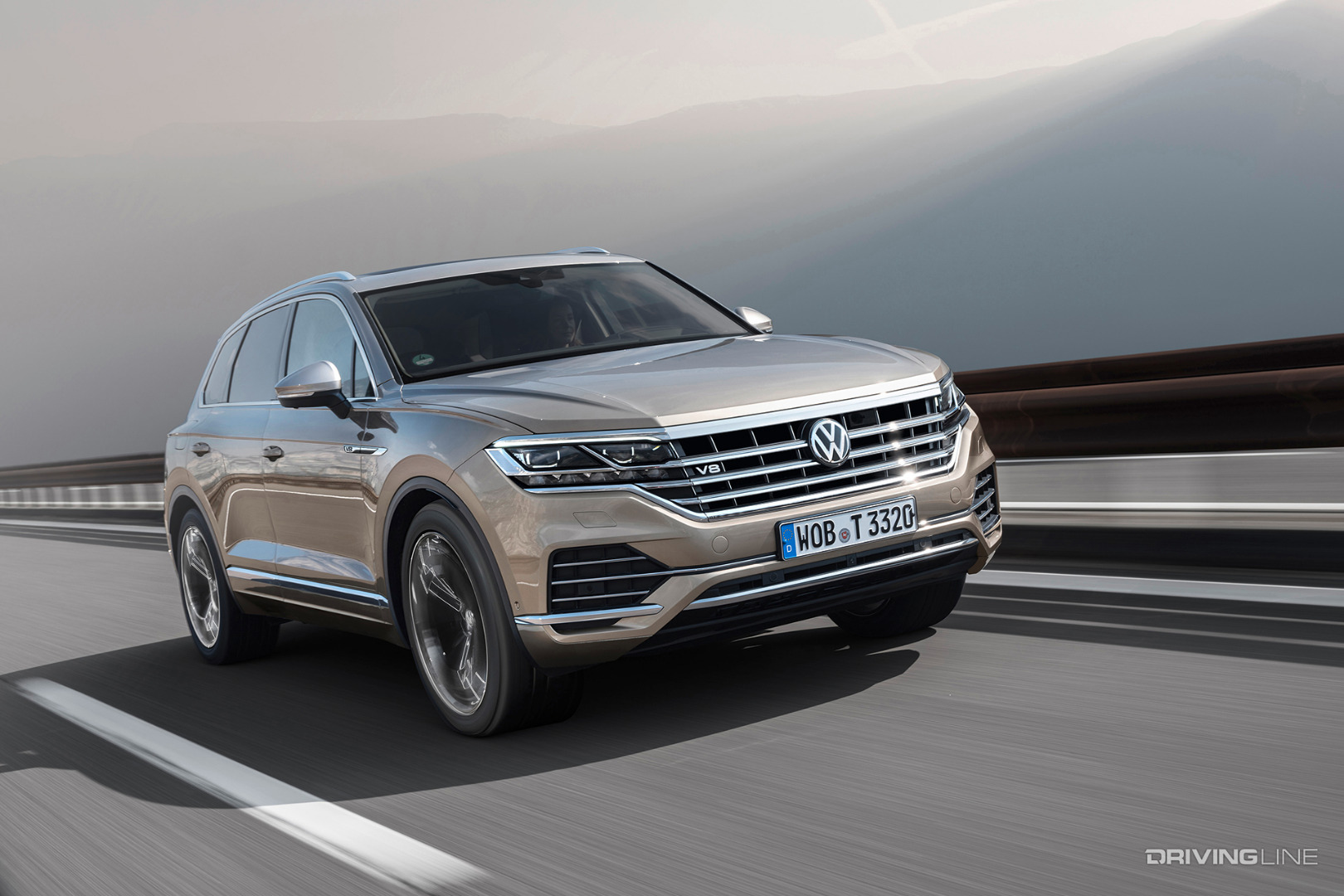 Volkswagen Touareg V8 driving