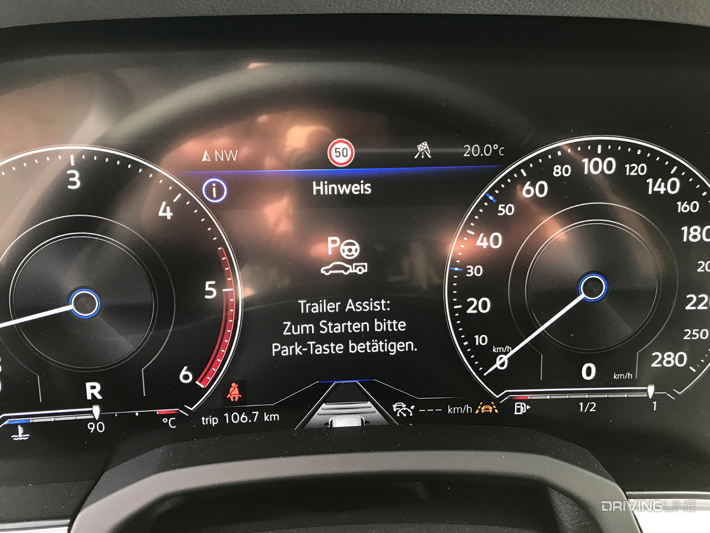Volkswagen Touareg Gauge Cluster