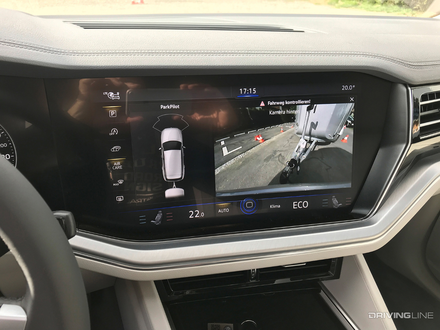 Volkswagen Touareg touchscreen