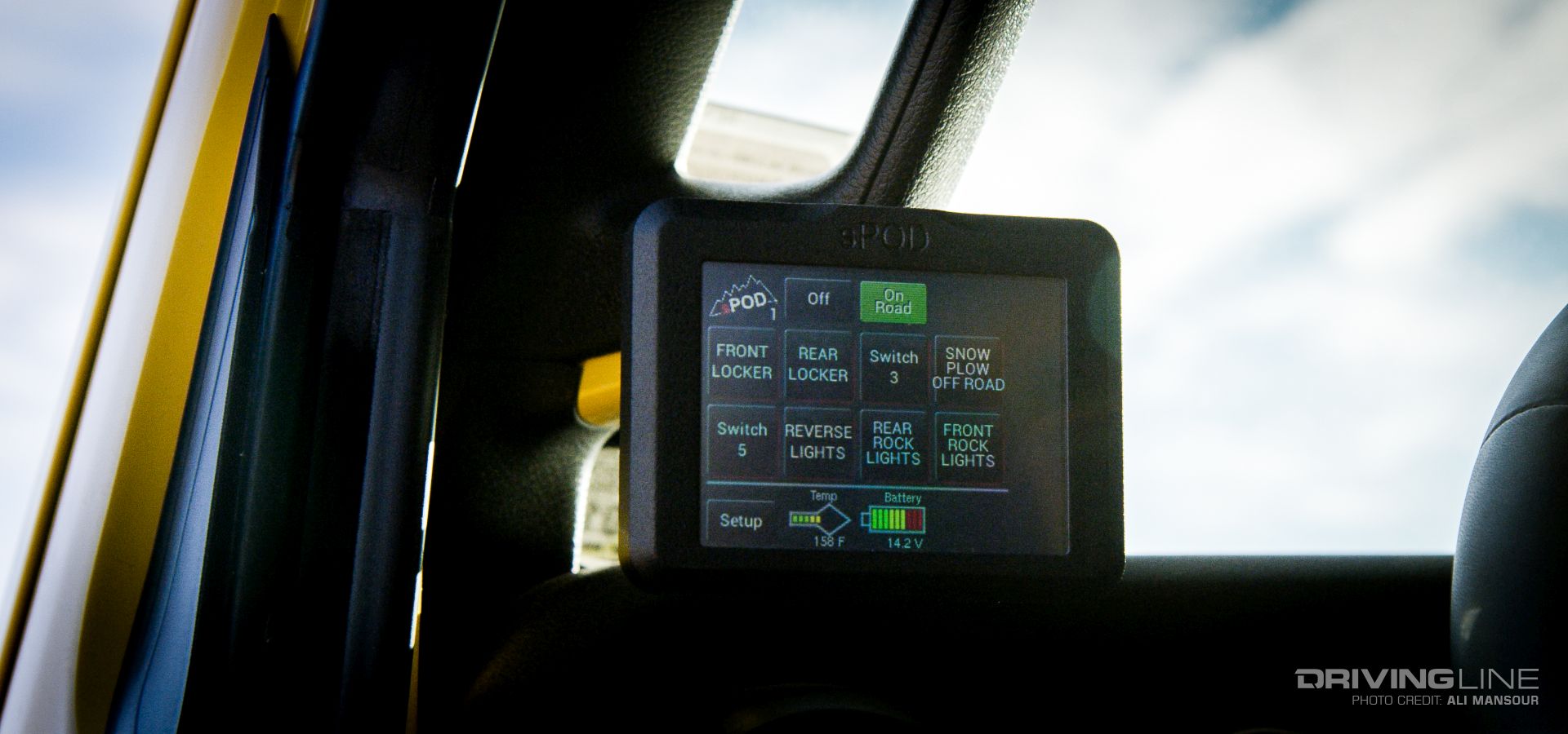 sPOD touchscreen module