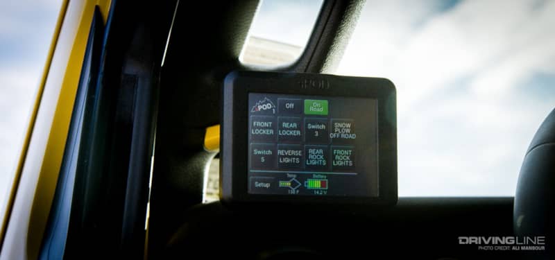 sPOD touchscreen module