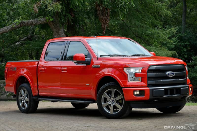 Red 2015 Ford F-150 Pickup