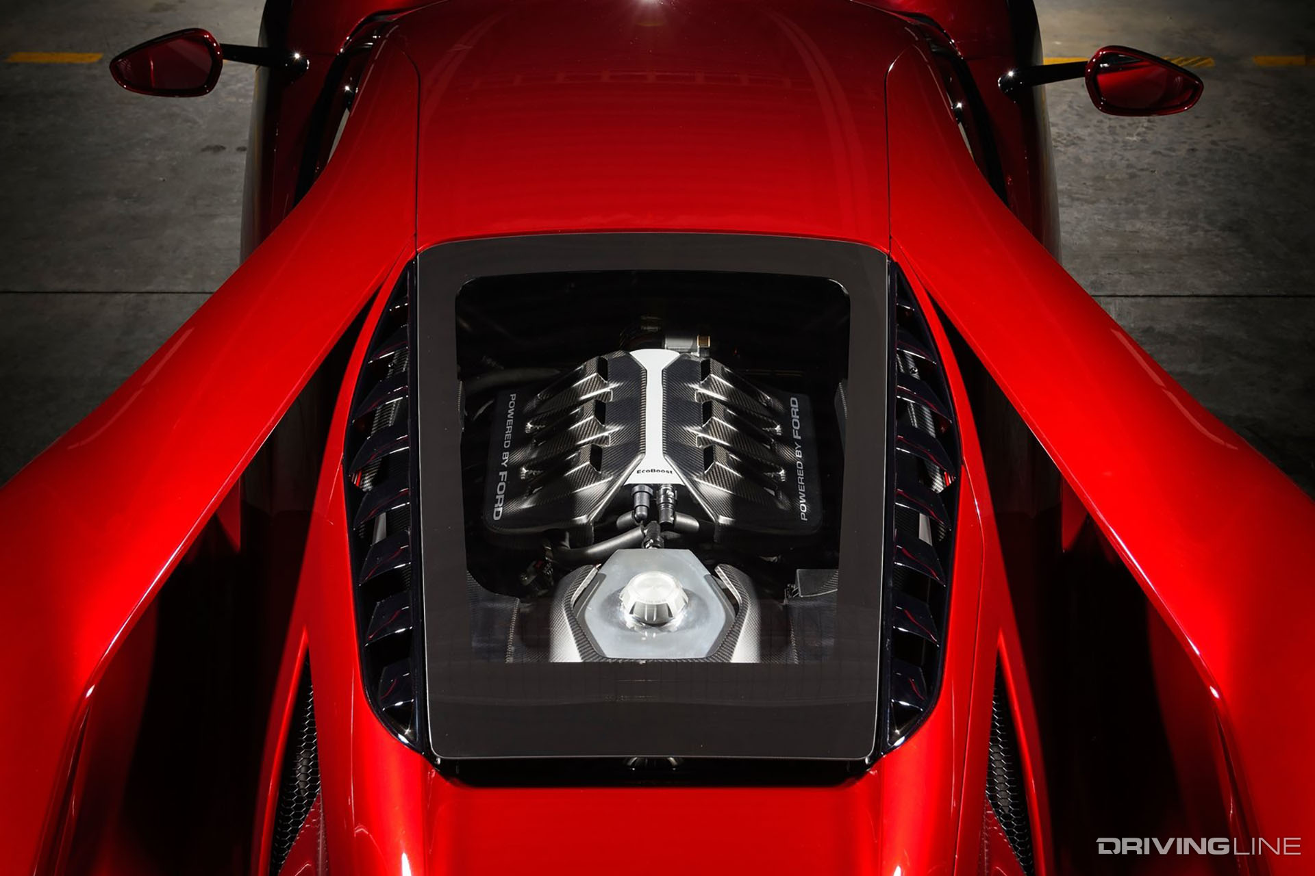 EcoBoost engine in a 2017 Ford GT
