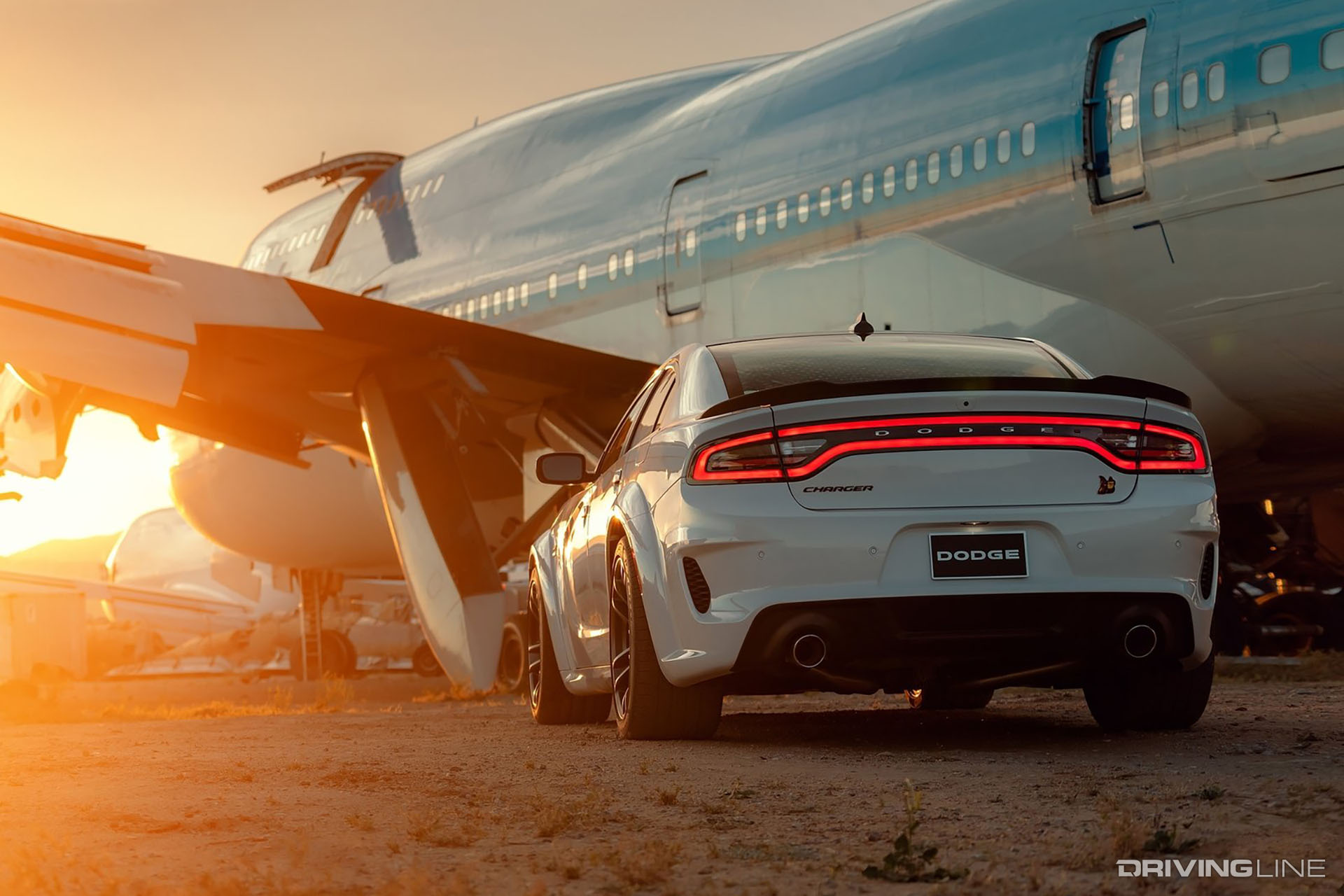 Dodge Charger Widebody Rear View