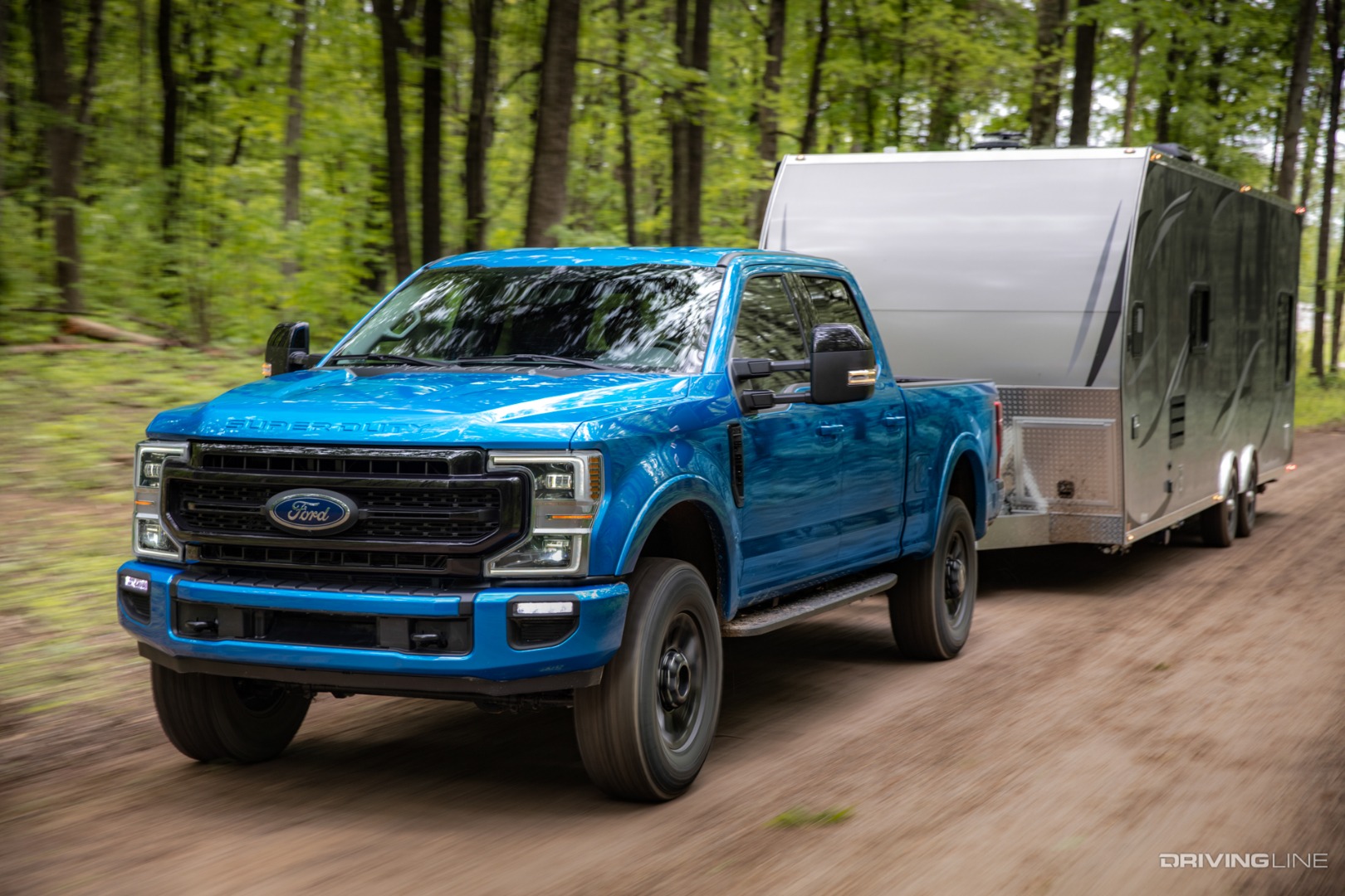 2020 Super Duty Tremor Package Towing a Trailer