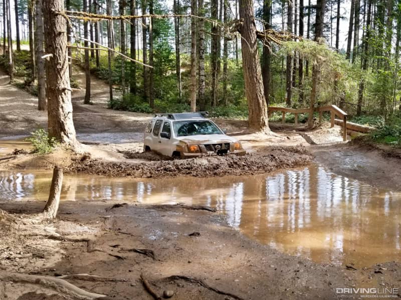 Nissan Xterra in Tahuya mud bog