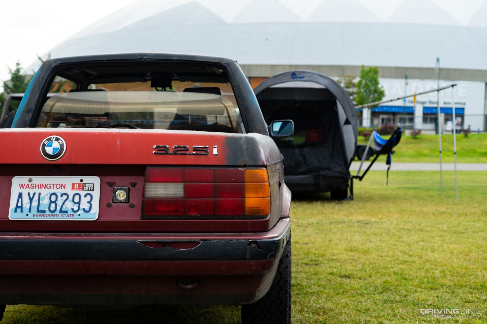 BMW 3 Series truck conversion at Rigstock