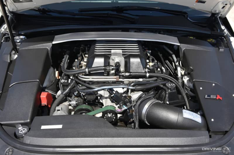 2012 Cadillac CTS-V LSA in Engine Bay