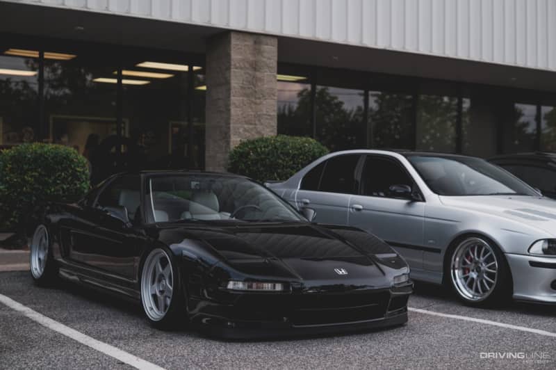 Bagged Acura NSX