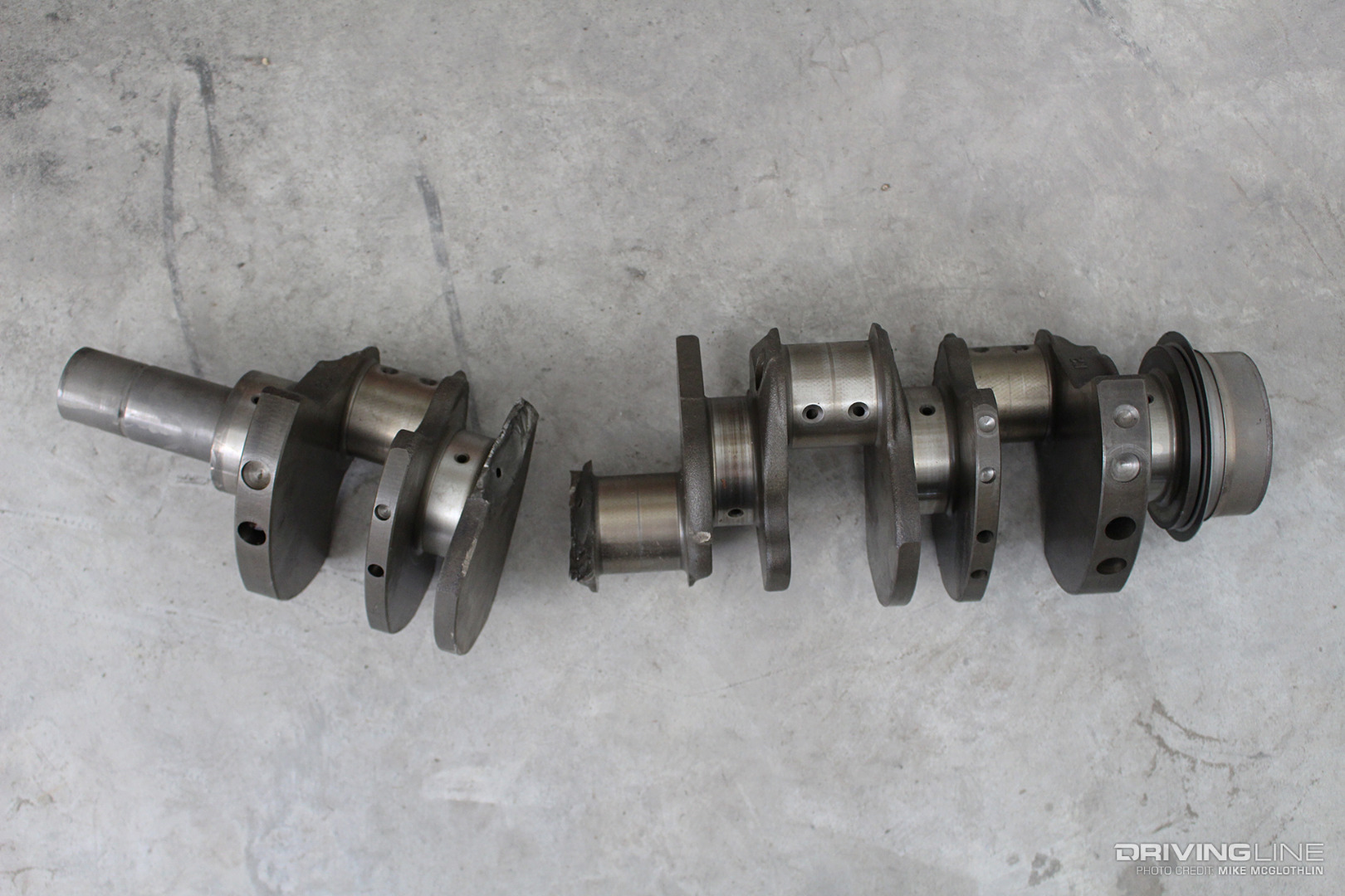 Broken LML Duramax Crankshaft