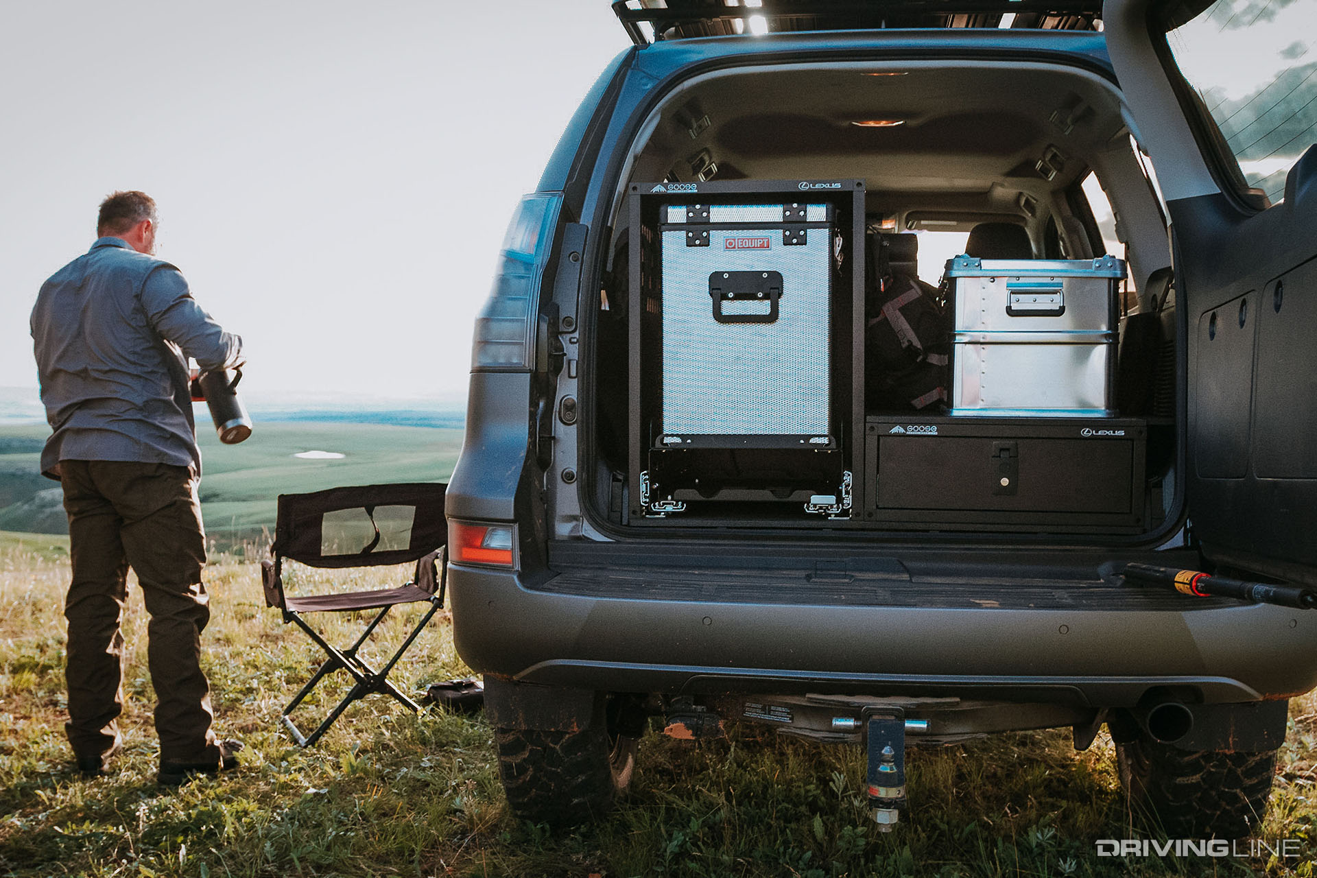 Rear interior of Lexus GXOR Concept