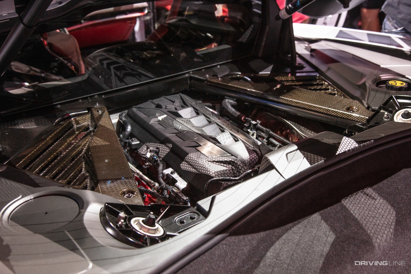 2020 Chevrolet Corvette Stingray LT2 V8 engine compartment