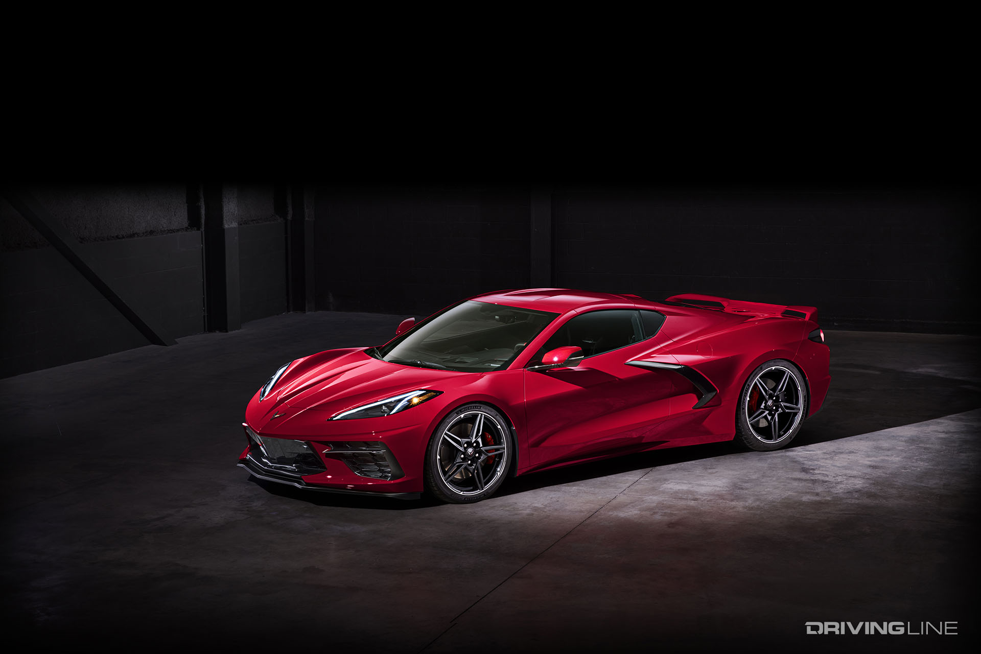 2020 C8 Corvette side