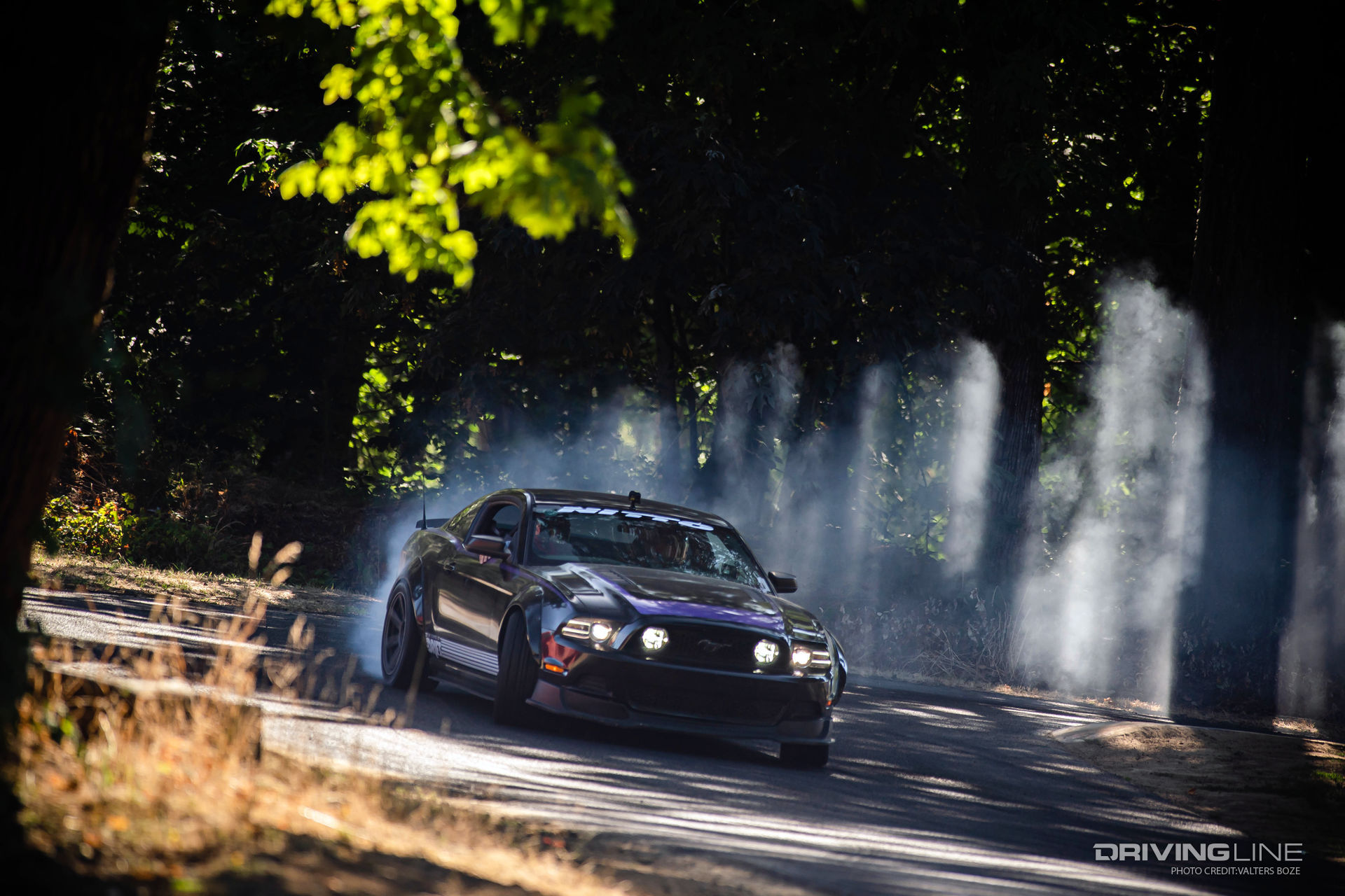 RTR Mustang drifting