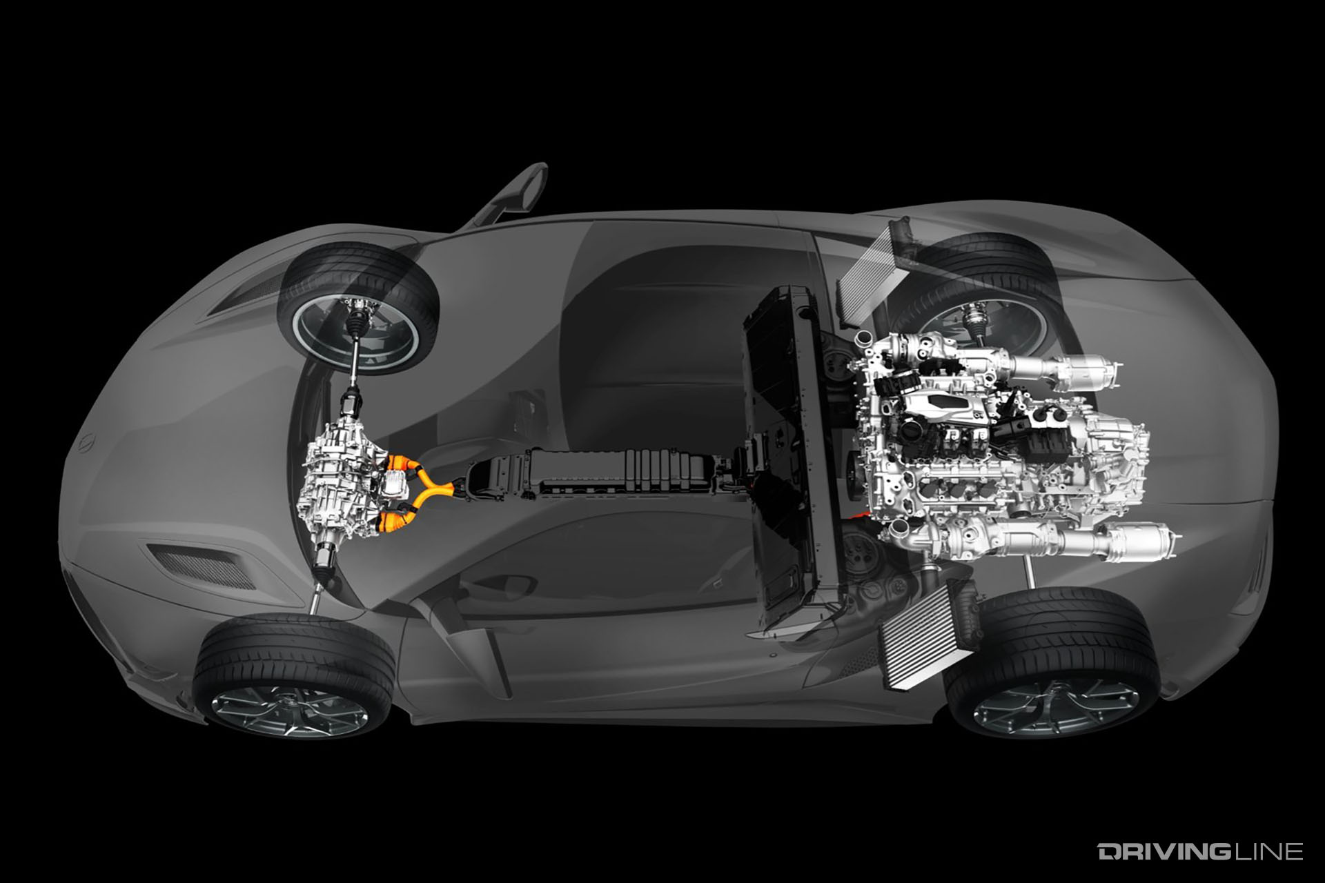 Acura NSX Hybrid Drivetrain