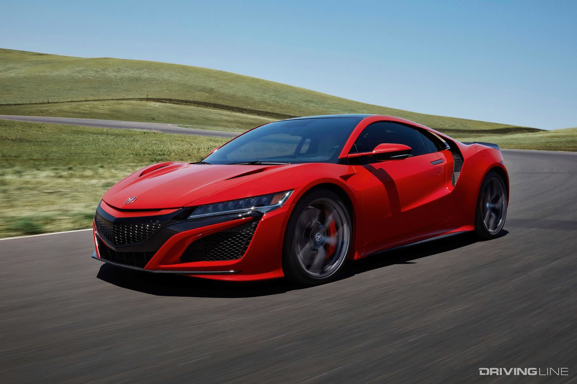 2019 Acura NSX driving