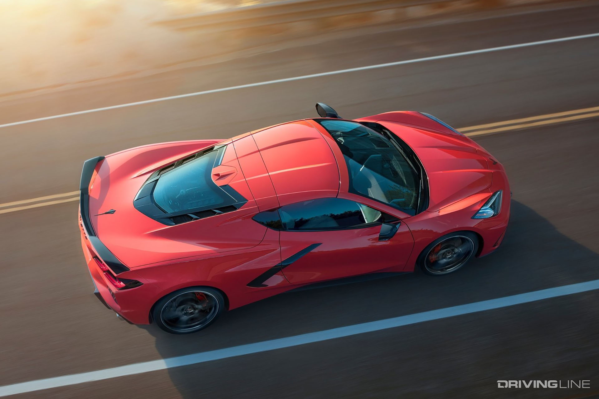 top of 2020 C8 Corvette