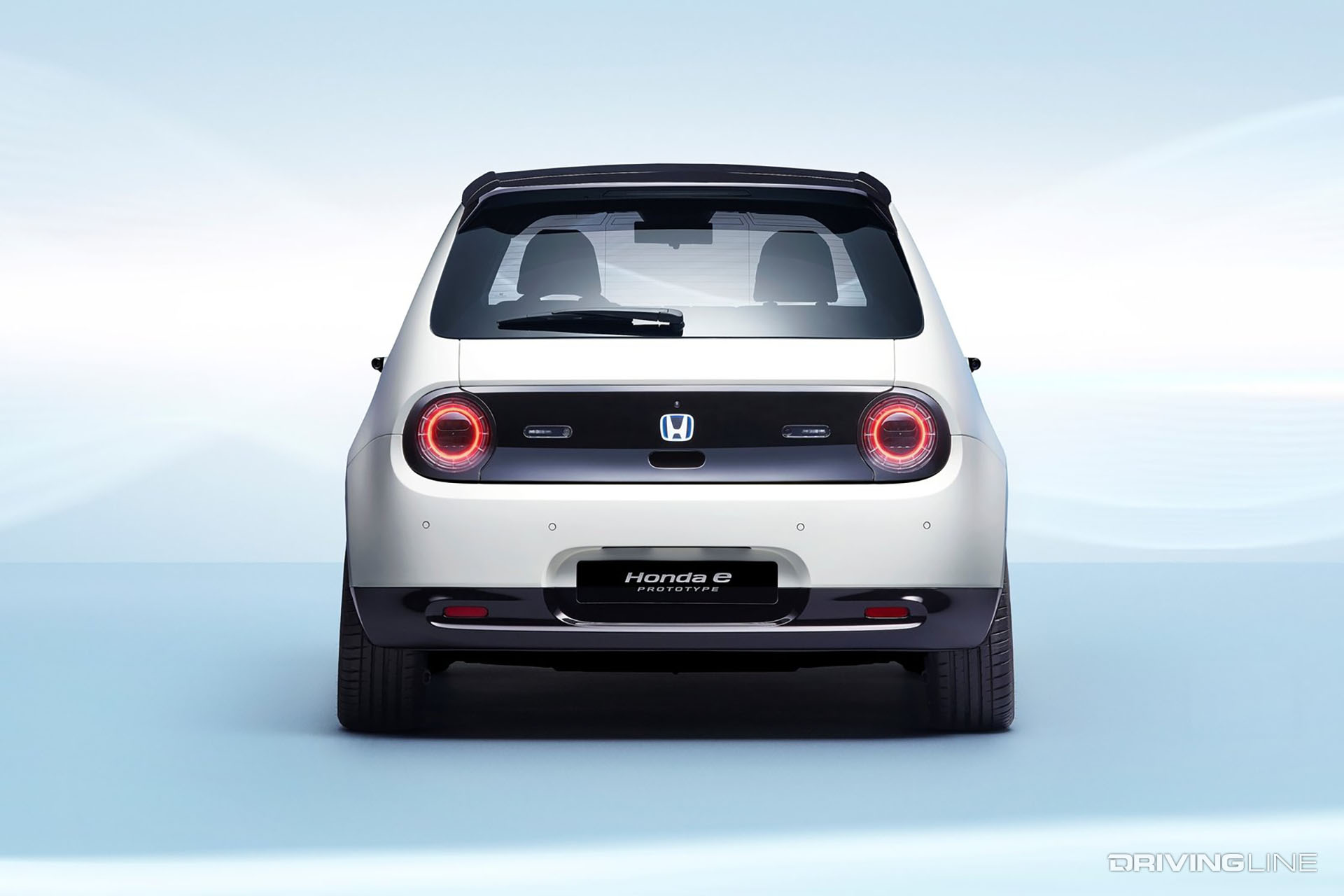 Rear of Honda e Prototype