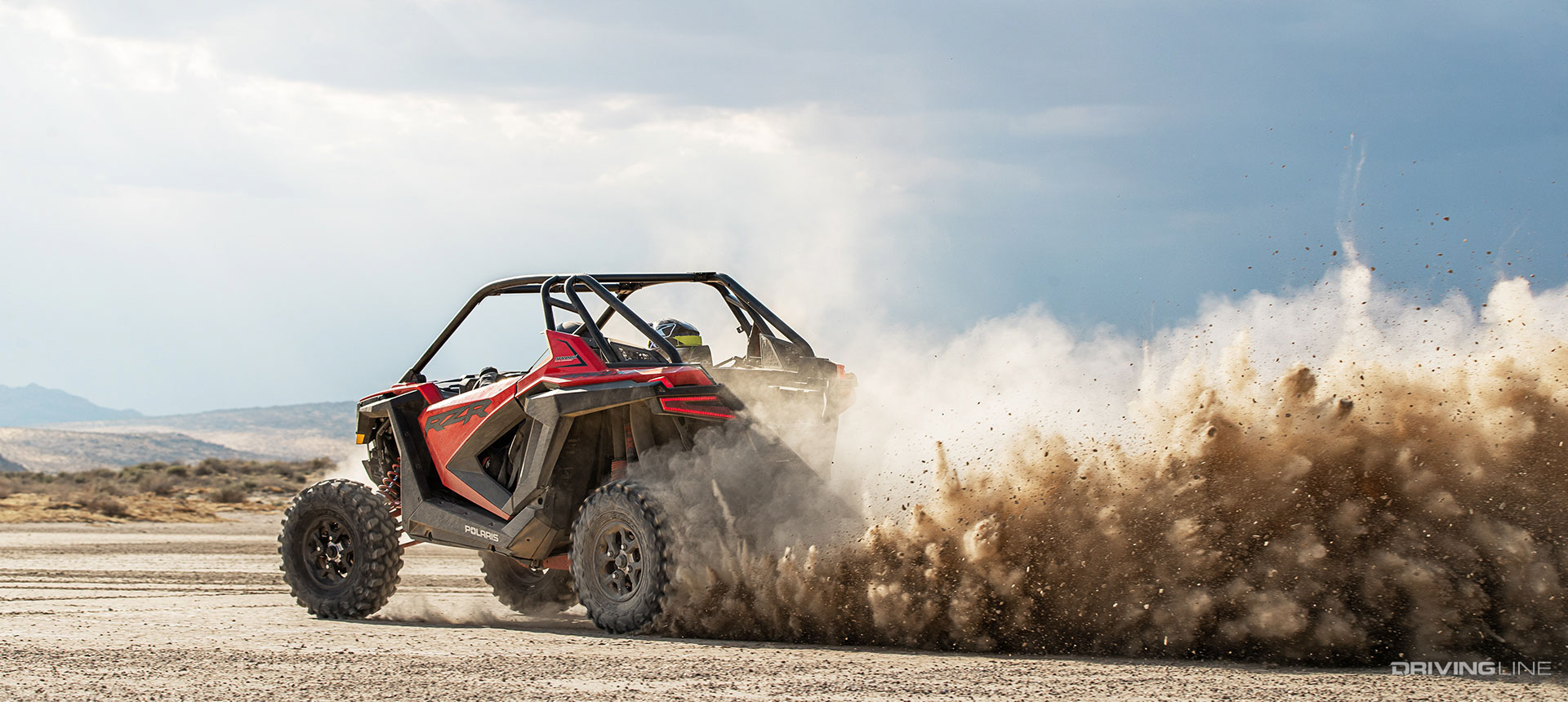 The Polaris RZR Pro XP running the dirt