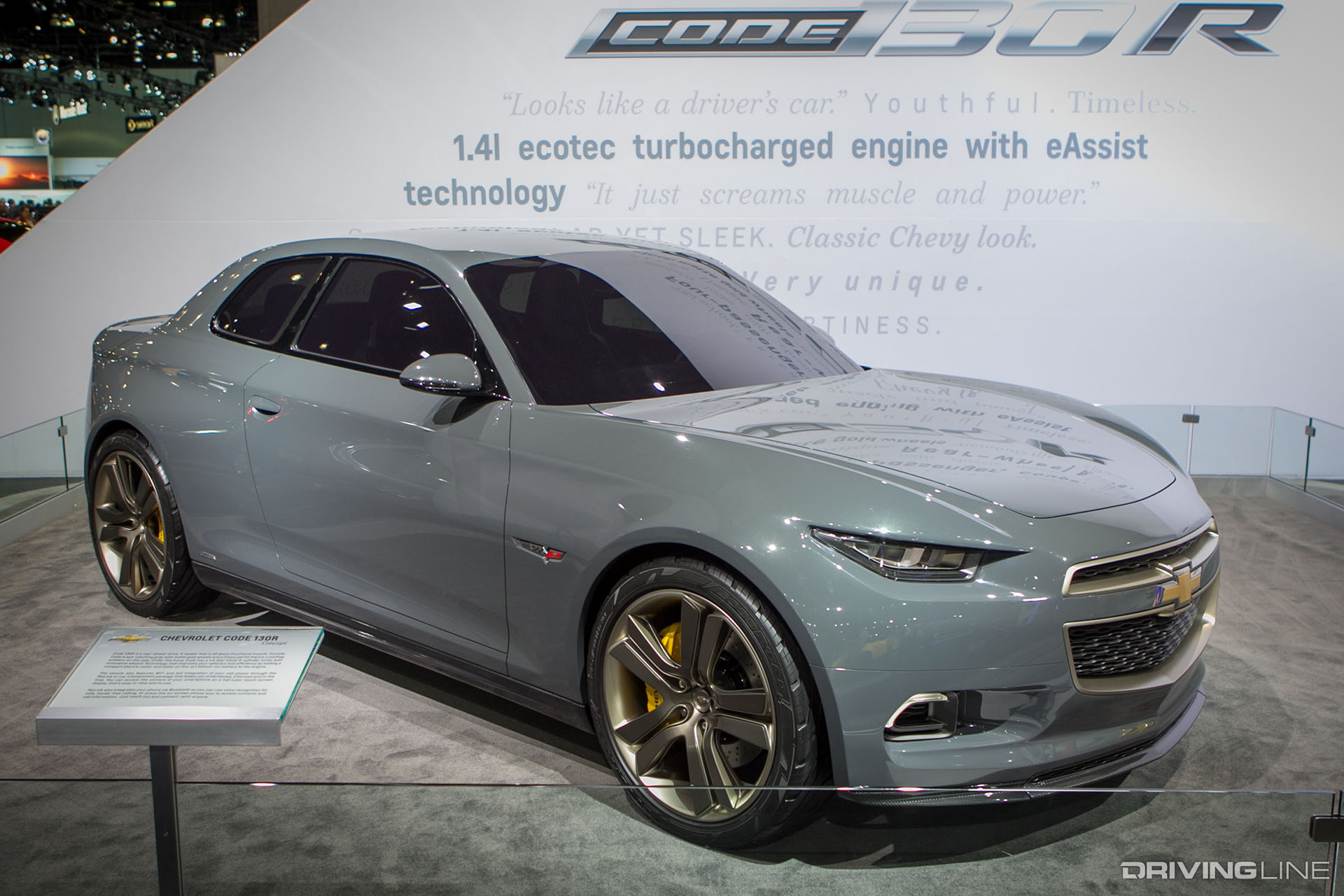 Chevy Code 130R Concept Gray 2012