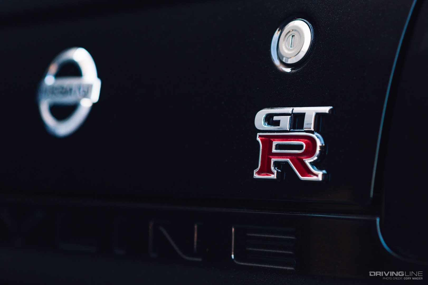 Rear GT-R Badge of Motorex Skyline GT-R R34 V Spec II