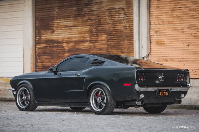 Retrobuilt Mustang Bullitt rear end