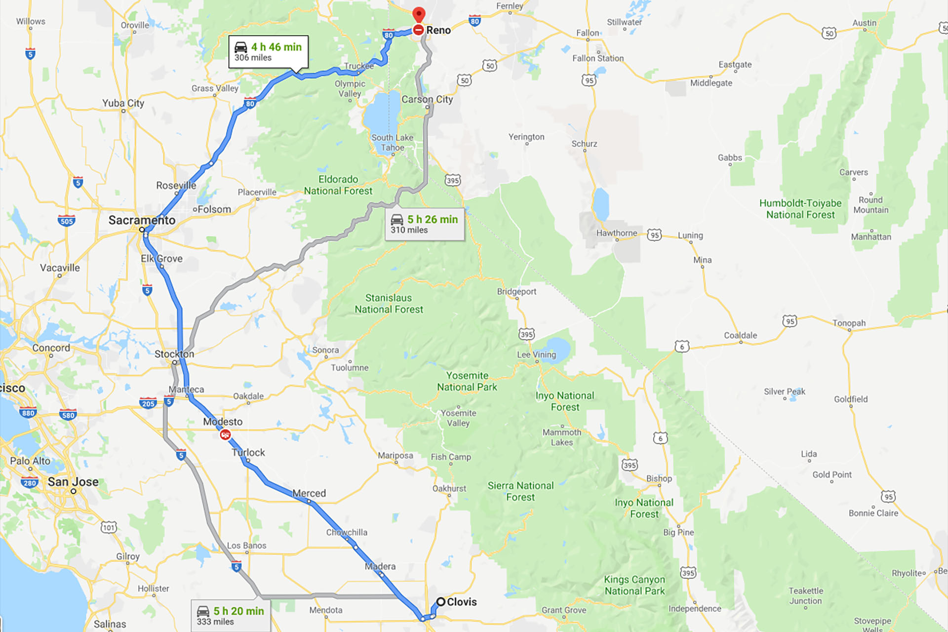 Road Trip Map