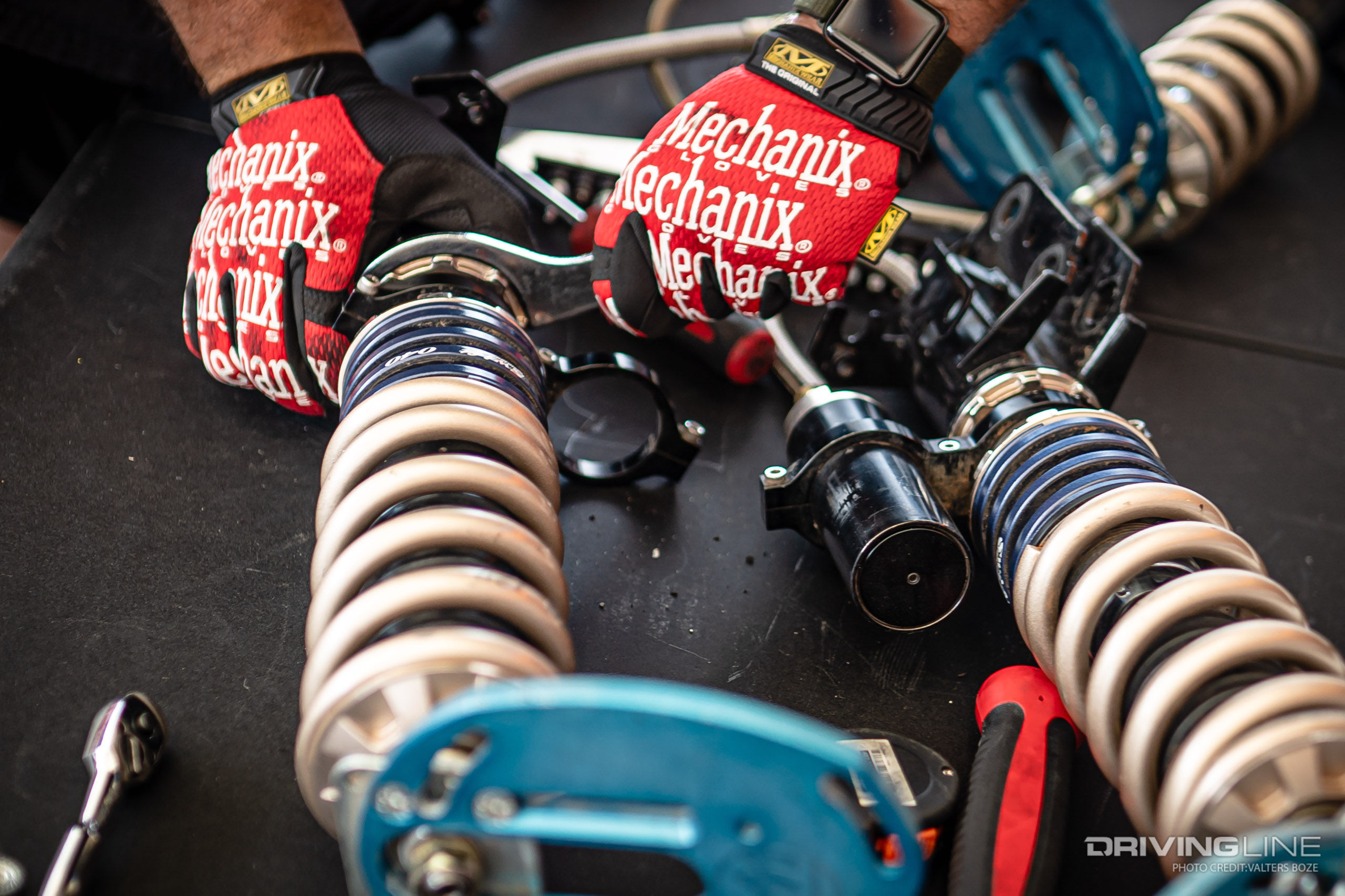 Spring rate and shock length play a major role in how much grip a drift car will have