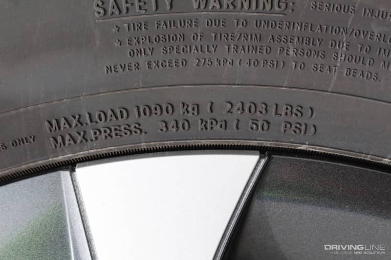 010 Nitto Terra Grappler G2 Maximum Air Pressure