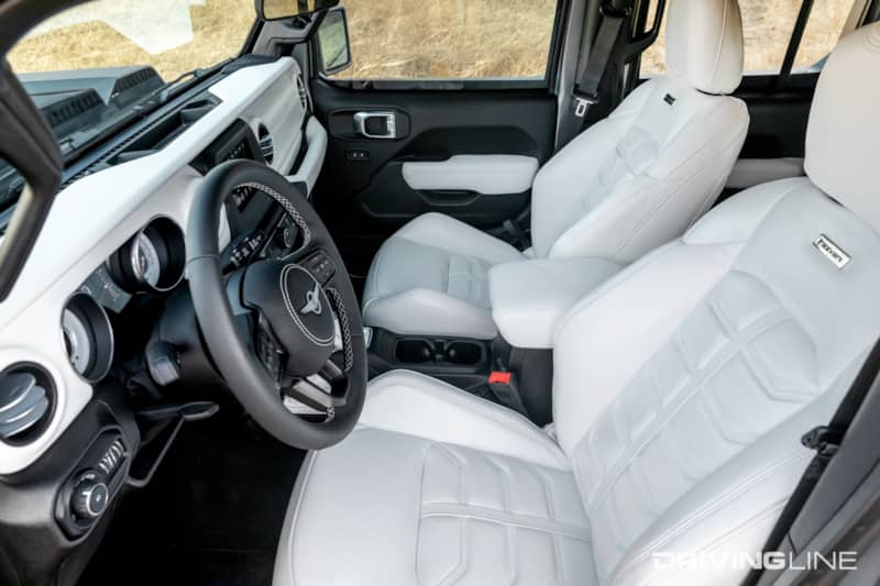 Rezvani Tank interior
