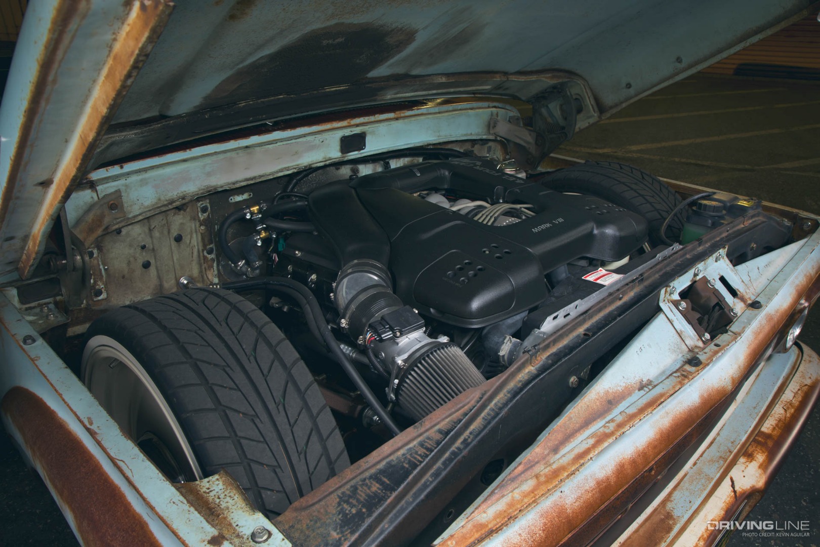 Lincoln Mark VIII 4.6L Engine in 1961 Ford F100