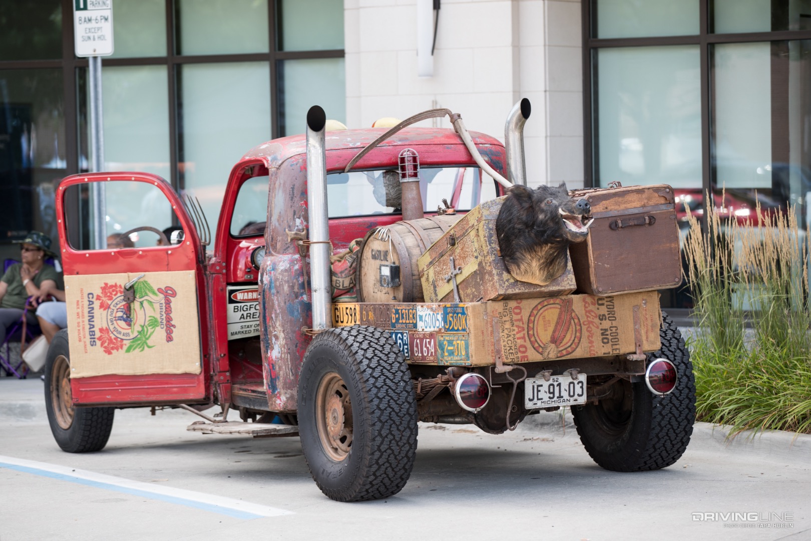 Weird custom truck at Woodward Dream Cruise